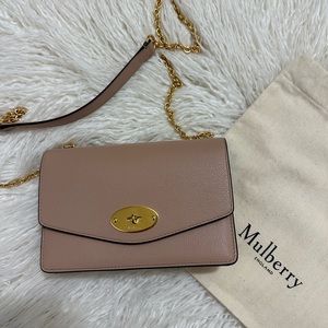 Authentic Mulberry Small Darley - Maple Silky Calf